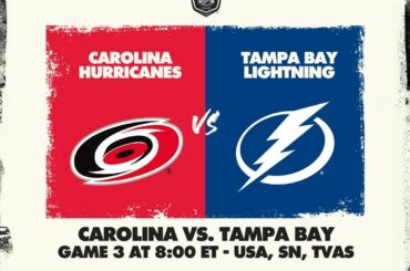 Le @tblightning cherche à prendre une avance de 3-0 contre les @canes !  Qui avez-vous t...