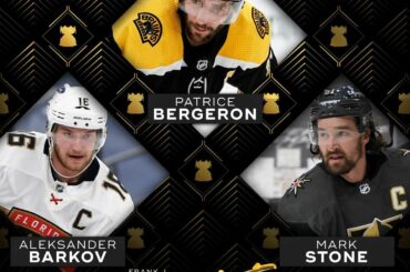 Les finalistes du Selke Trophy sont là !  Patrice Bergeron remportera-t-il le prix...