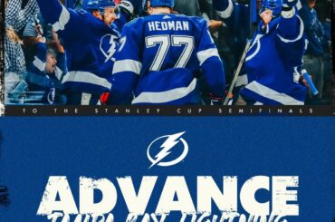 EN MARCHE Le @tblightning en tête du Central.  Ensuite, la #StanleyCup Semifina...