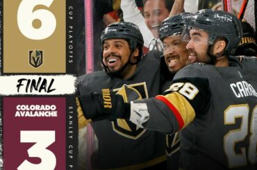 Les @vegasgoldenknights se dirigent vers les demi-finales de la #StanleyCup !...