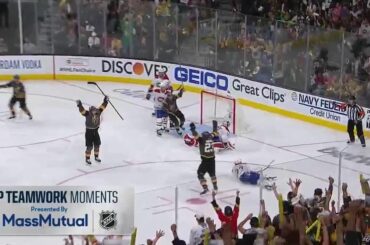 Le faux coup... Shea Theodore et Alec Martinez réunis pour un Top Teamwork M...