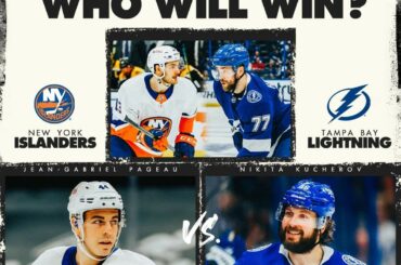 Le gagnant va à la finale de la #StanleyCup !  Qui as-tu : @ny_islanders ou @tblightning ?...