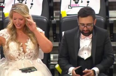 Hockey et mariage.  Seulement à Vegas.  #StanleyCup (: @sportsnet)...