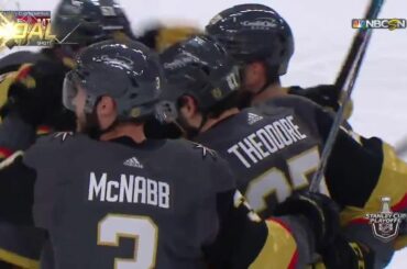 @shetheodore apporte le BOOM pour les @vegasgoldenknights dans le jeu 1 !  #Coupe Stanley...