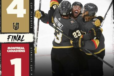 Les @vegasgoldenknights prennent une avance de 1-0 dans la série !  #Coupe Stanley...