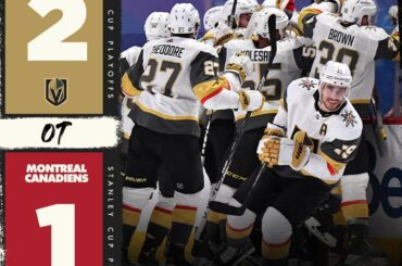 Tout est à égalité à deux après une victoire des @vegasgoldenknights ce soir !  #Coupe Stanley...