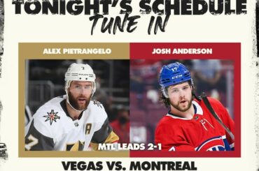 Est-ce que les @canadiensmtl viendront en tête de leur série ou les @vegasgoldenknights même les...