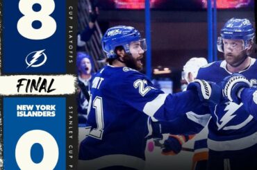 Une victoire de plus et les @tblightning sont de retour dans la finale de la #StanleyCup pour le seco...