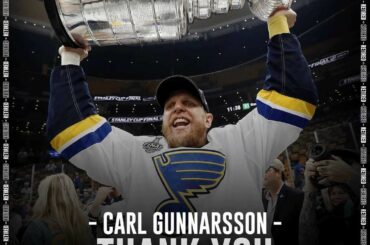 629 Jeux.  1 #StanleyCup.  Félicitations pour une carrière formidable, Carl Gunnarsson ...