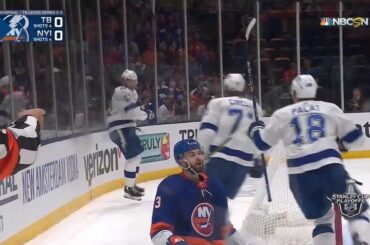 NEUF MATCHS DE SUITE AVEC UN BUT EN PLAYOFF #StanleyCup.  Brayden Point est...