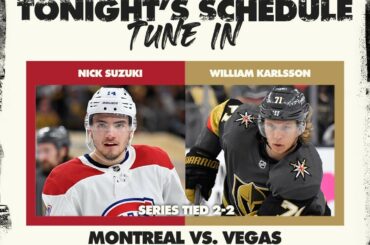 Deux victoires pour la finale de la #StanleyCup !  Qui as-tu ce soir ?...