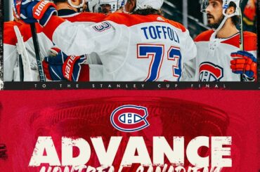 BIENVENUE, @canadiensmtl Vous êtes officiellement en finale de la #StanleyCup !...