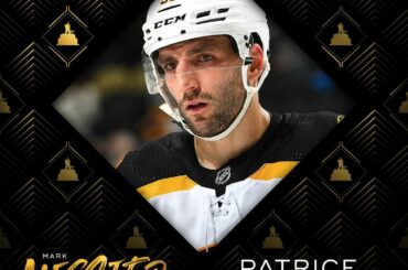 Le lauréat du Prix du leadership Mark Messier cette année est Patrice Bergeron!  #NH...