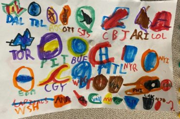 Le point de vue de Cédric, 7 ans, sur les logos des équipes de la LNH est absolument incroyable.  (Twitter/cré...