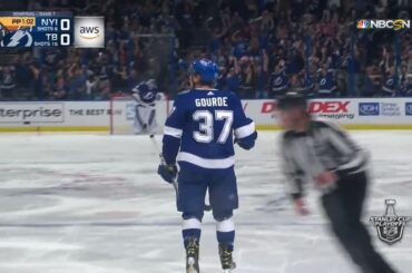 @yannigourde18 avec cette étincelle #Game7 pour le @tblightning !  #StanleyCup : @nhl...