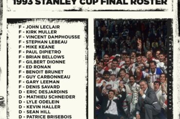 Il y a 28 ans, cette équipe de @canadiensmtl a hissé la #StanleyCup.  ...