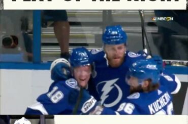 1) La redirection parfaite de @erikcernak 2) L'explosion de PP de Steven Stamkos Qui prend...