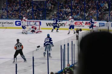 Super ambiance Amalie Arena hier soir !  #Coupe Stanley...