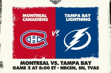 Le @tblightning cherche à prendre une avance de 2-0 dans la série ce soir !  Qui as-tu ?  ...