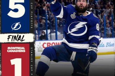 Le match 1 de la finale de la #StanleyCup appartient au @tblightning !...
