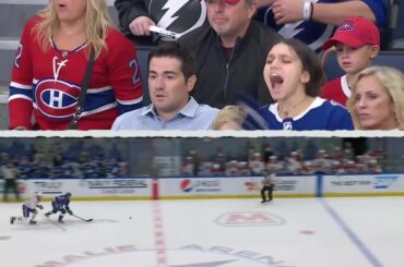 Les parents de @colecaufield connaissent un bon backcheck quand ils en voient un.  #Coupe Stanley...