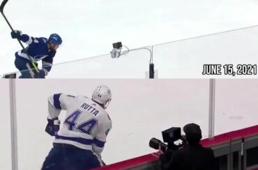 Jan Rutta marquant des buts TRÈS similaires... juste une belle chose.  #Coupe Stanley : ...