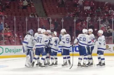 Une victoire de plus et le @tblightning remporte son deuxième cham #StanleyCup consécutif...
