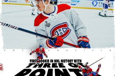 @colecaufield est un embrayage.  #StanleyCup Ne manquez pas le match 5 mercredi à 8 h HE...