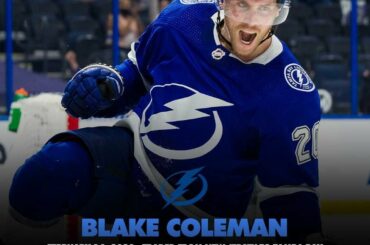 Quelle année et demie incroyable pour Blake Coleman !  #Coupe Stanley...