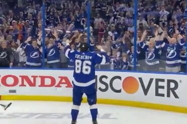 @nikitakucherov86 fait bouger les gens.  #Coupe Stanley...