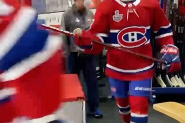 Bienvenue à Montréal #StanleyCup...