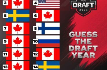 C'était quelle année de repêchage ?  (nommez les trois premiers choix pour les points bonus) Ne m...