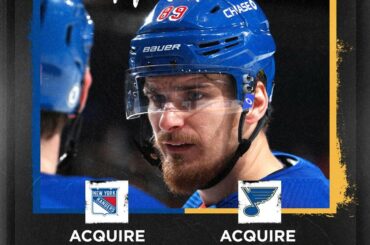 OFFICIEL : Les @stlouisblues acquièrent Pavel Buchnevich des @nyrangers en échange...