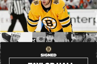 TERMINÉ.  ACCORD.  Taylor Hall (@hallsy09) sera de retour avec les @nhlbruins sur quatre...