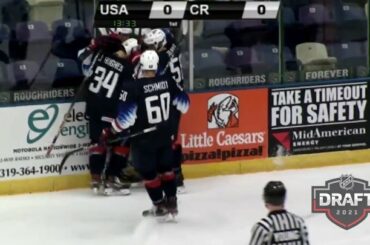 O frère, Luke Hughes (@lhughes_06) met en lumière pour vous !  #NHLDraft (: @usahock...