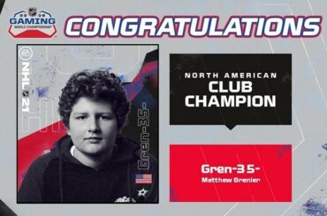 Félicitations à Gren-35-, votre champion nord-américain de la #NHLGWC...