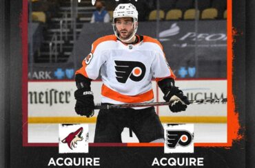 Les @arizonacoyotes ont acquis Shayne Gostisbehere de la @philadelphiaflye...