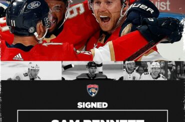 Encore quatre ans pour Sam Bennett (@sbennett_93) avec les @flapanthers !  ...