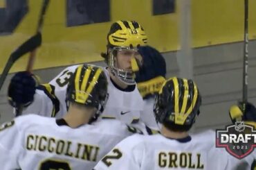 @kentjohnson.13 faits saillants à votre service !  #NHLDraft (: @umichhockey)...