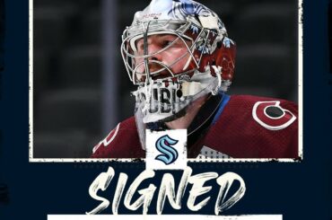 SPLISH SPLASH Les @seattlekraken ont signé le finaliste du trophée Vezina 2021 @phil...