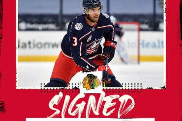 OFFICIEL @seth_jones a signé une prolongation de huit ans avec le @nhlblackhawk...
