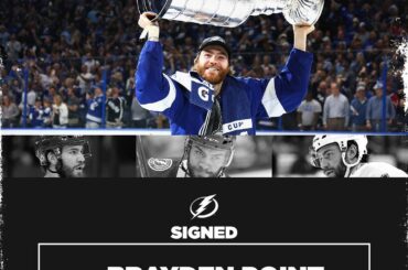 HUIT ANS Le champion consécutif de la #StanleyCup, Brayden Point, s'en tient à ...