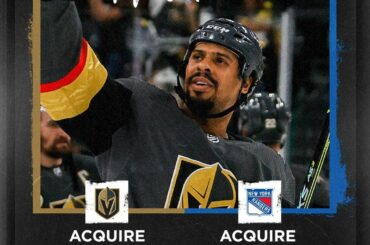 Commencez à diffuser la nouvelle, Ryan Reaves (@reavo7five) est parti pour les @nyrangers !  ...
