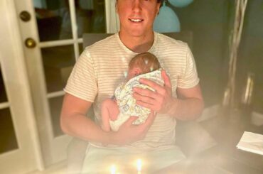 Un anniversaire et un bébé ?  Quelle semaine pour le défenseur des @edmontonoilers Tyson Barrie!  ...