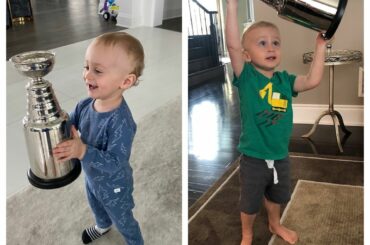 Le fils de deux ans de Steven Stamkos ne sait qu'une chose : gagner le #Stanley...
