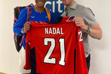 Lorsque vous avez la chance de rencontrer @rafaelnadal, vous la saisissez, demandez simplement à @larselleroff...