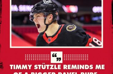 @timstuetzle8, le prochain Pavel Bure ?  L'entraîneur des @senators DJ Smith sait combien po...