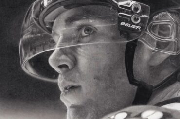 48 heures plus tard, ce spectaculaire dessin au crayon de Patrick Kane est terminé !  (...