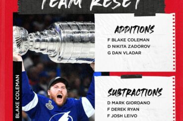 Les @nhlflames ont ajouté un vainqueur éprouvé à Blake Coleman (@bcoles25) cette intersaison...
