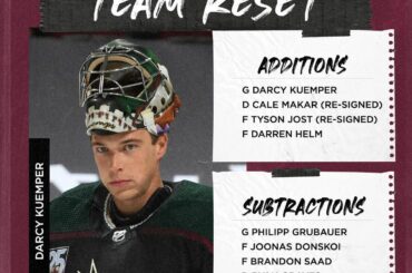 La @coloradoavalanche se tournera vers Darcy Kuemper (@kuemps35) pour éloigner les équipes...